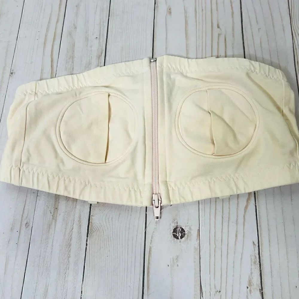 Simple Wishes Hands Free Breast Pumping Nursing Strapless Bra